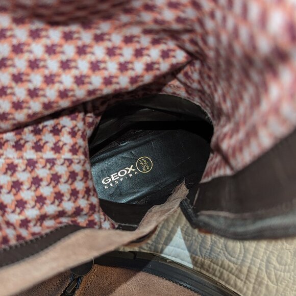 GEOX suede boots- size 38.5 Made in Italy - Picture 9 of 12